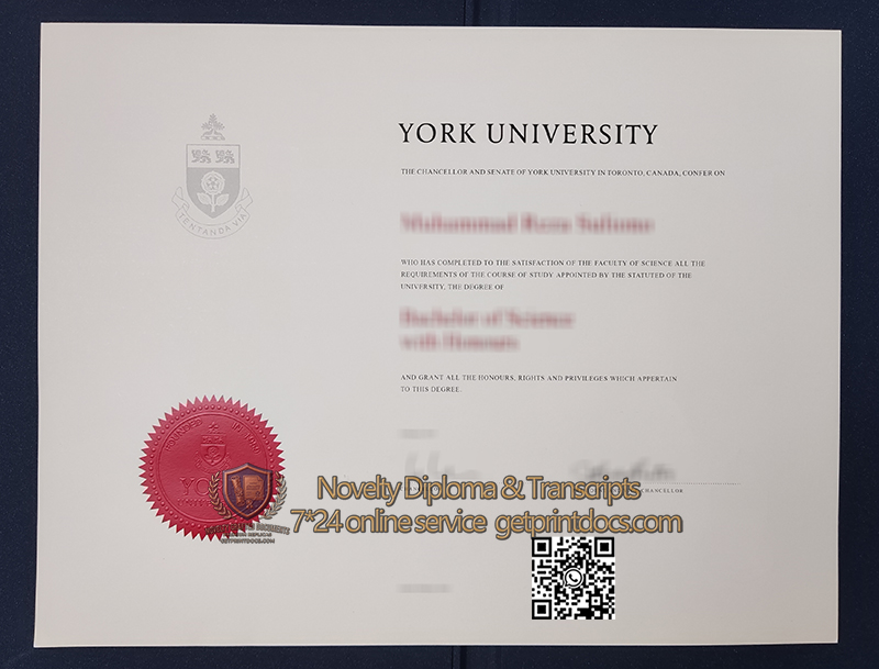 York University diploma