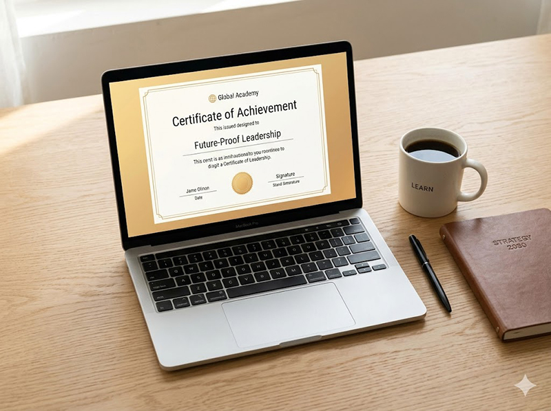 modern-desk-laptop-displaying-digital-leadership-certification