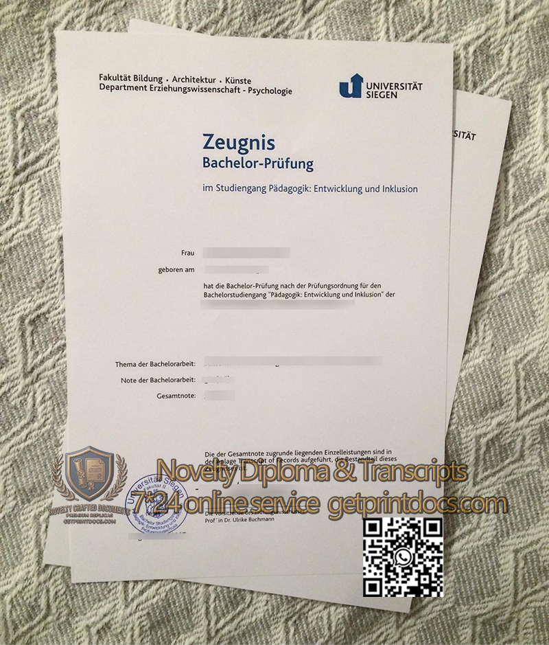 siegen university degree